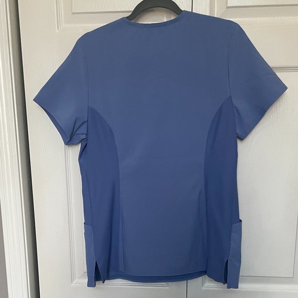 Cherokee iFlex Scrub top M Ceil Blue - Picture 4 of 5